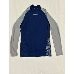 Stohlquist WaterWare Men's Long Sleeve Rash Guard Sun Shirt XL Navy Blue UPF 50